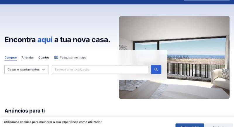 Página inicial do supercasa.pt